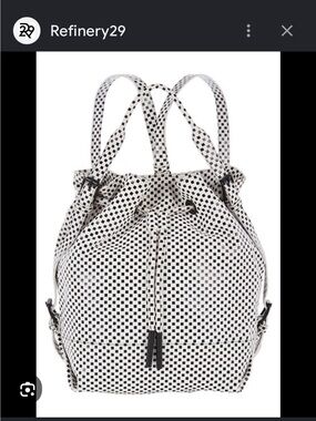 Opening Ceremony - Check-Print Izzy Convertible Backpack - Leather